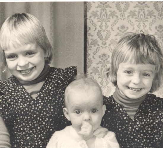 Dochters Aart en Gijsje Lievestro: Anja, Irene en Marian (in het midden)
